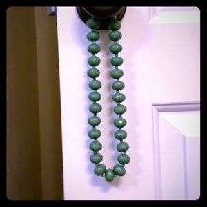 SOLD 
Green Beaded Necklace